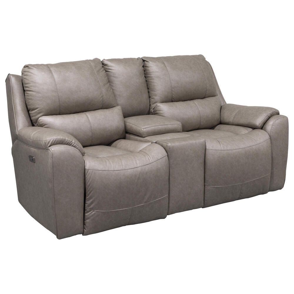 Southern Motion Westchester Power Reclining Loveseat in True Grit Platinum, , large