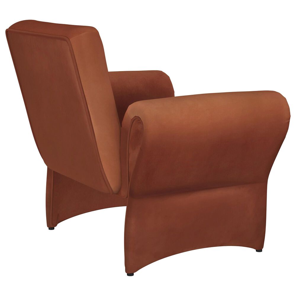 Coaster Liana Accent Armchair in Rust Orange, , large