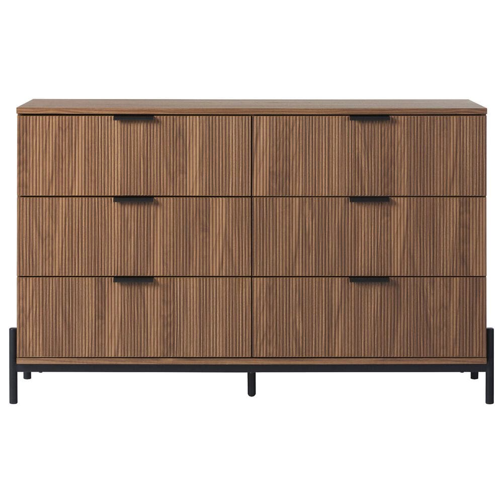 Walker Edison Paris 6-Drawer Dresser in Mocha, , large