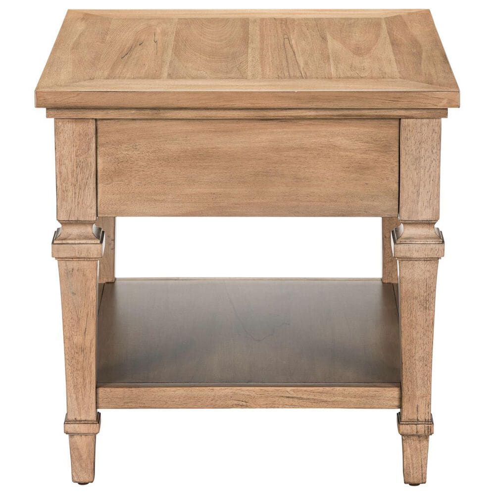 Belle Furnishings Haven Hills End Table in Camel Beige, , large