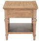 Belle Furnishings Haven Hills End Table in Camel Beige, , large