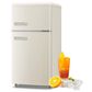 HOMLUX 3.5 Cu. Ft. Top Freezer Refrigerator with Dual Doors and Adjustable Shelves in White, , large