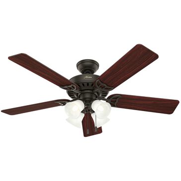 Hunter Studio Series 52" Ceiling Fan with Light Kit in New Bronze, , large