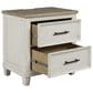 Ashley Shaybrock 5-Piece King Bedroom Set in Antique White and Brown, , large