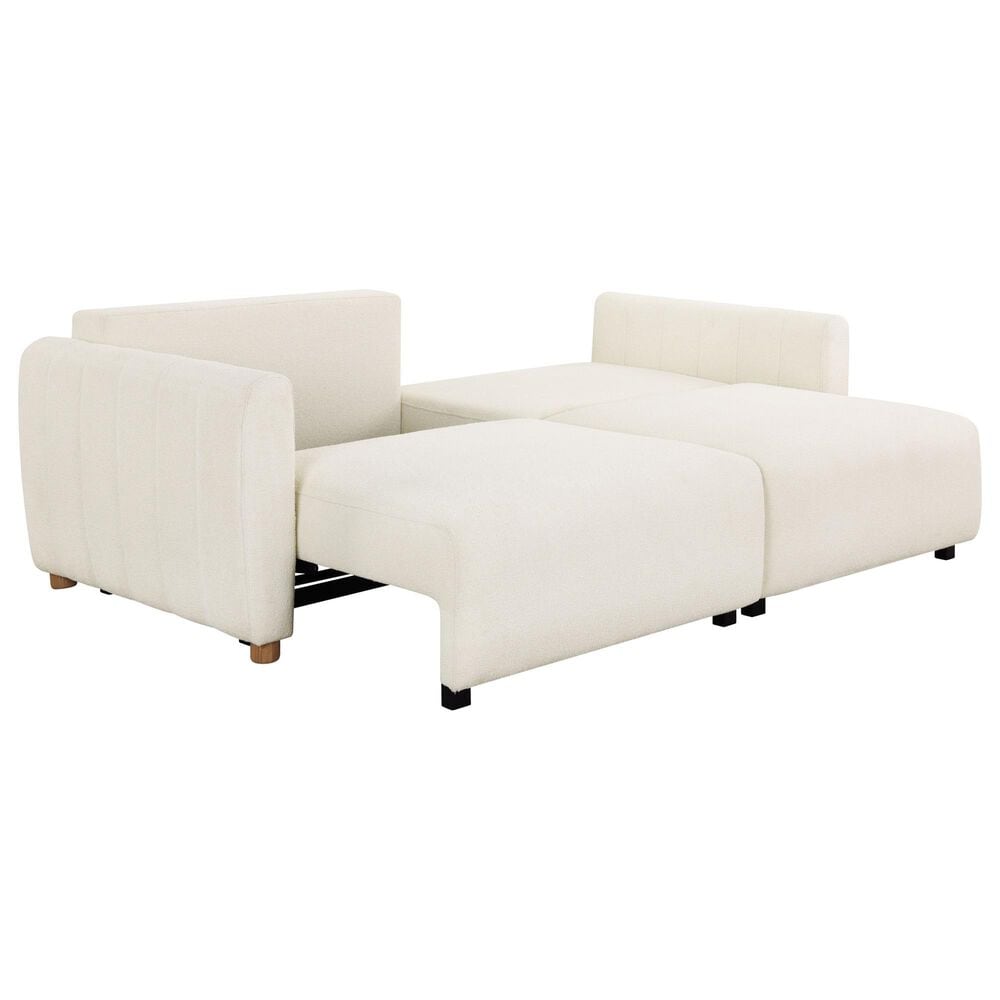 Lifestyle Solutions Galloway Convertible Sofa in Ivory, , large
