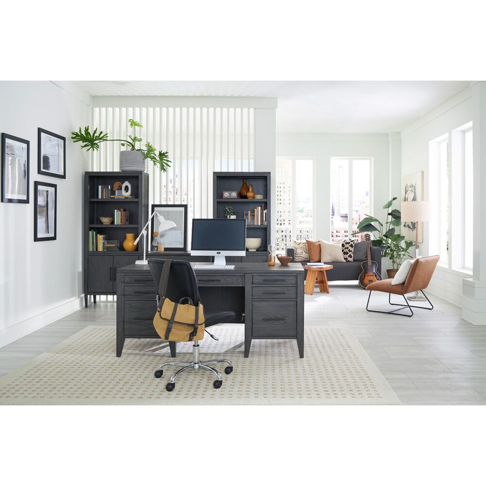 Riva Ridge Preston 66&quot; Executive Desk in Urban Grey, , large