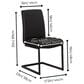 Sunset Furniture Rhea Side Chair in Matte Black, , large