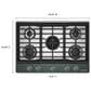 KitchenAid 30" Gas Cooktop with 5 Burners in Juniper, , large