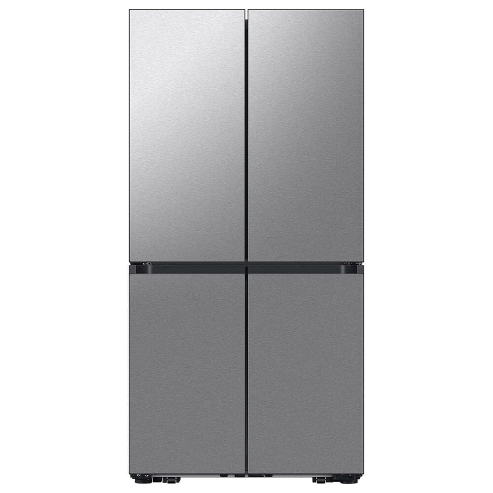 Samsung Bespoke 28.6 Cu. Ft. 4-Door Flex French Door Refrigerator with Beverage Center in Stainless Steel, , large