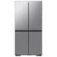 Samsung Bespoke 28.6 Cu. Ft. 4-Door Flex French Door Refrigerator with Beverage Center in Stainless Steel, , large