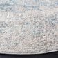 Safavieh Dream DRM410K 6"7" Round Grey and Blue Area Rug, , large