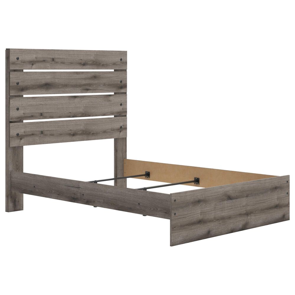 Ashley Graystorm Full Panel Bed in Brown Gray, , large