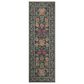 Rifle Paper Co Rosa 2"6" x 12" Black Runner, , large