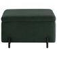 Lifestyle Solutions Kona Large Storage Ottoman in Green, , large