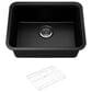Kohler Cairn 24.5" Undermount Single-Bowl Kitchen Sink in Matte Black, , large
