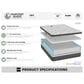 Harvest Sleep Lily Plush Euro Top Twin Mattress in a Box, , large