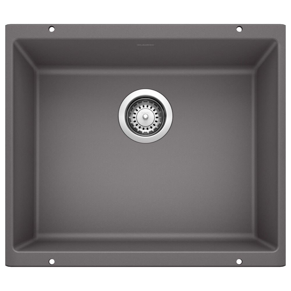 Blanco Precis 21" Single Bowl Kitchen Sink in Cinder, , large