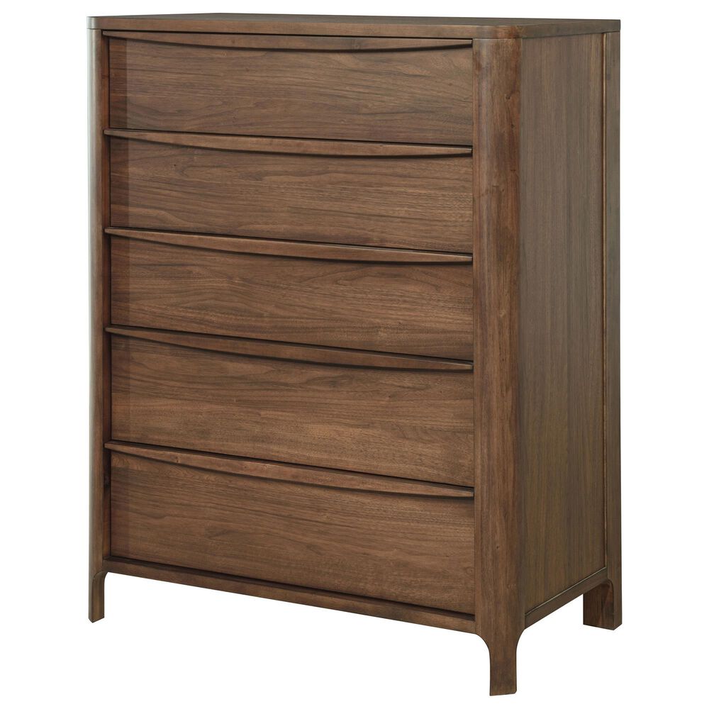Coaster Maderia 5-Drawer Chest in Walnut, , large