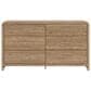 Ashley Gramburg 4 Piece Queen Platform Panel Bedroom Set in Warm Brown, , large