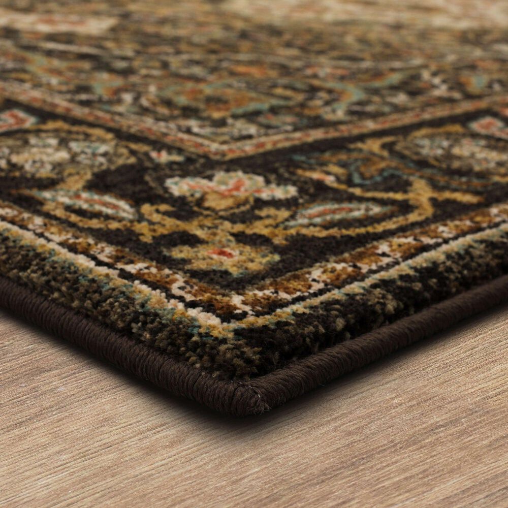 Karastan Spice Market Petra Charcoal 5'3" x 7'10" Area Rug, , large