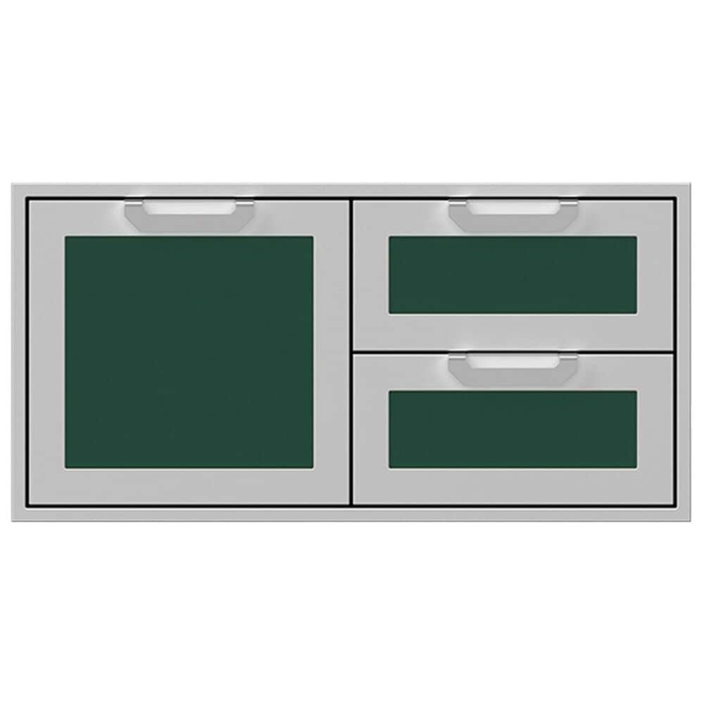 Hestan 42" Double Drawer and Storage in Grove, , large