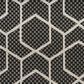 Nourison Horizon HOZ01 Black 2"2" x 8" Indoor/Outdoor Runner, , large