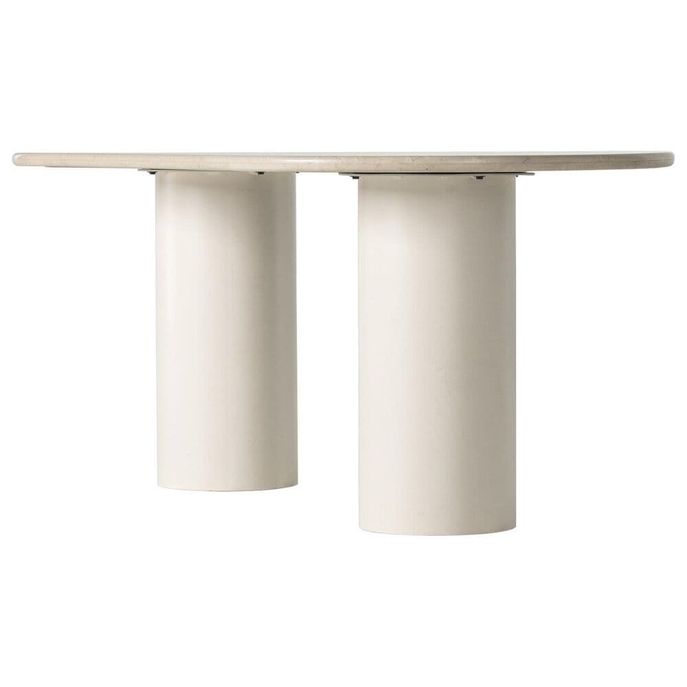Amber Lewis x Four Hands Rockwell Dining Table in Cream Marble, , large