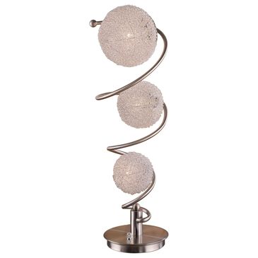 Anthony California 26.5" Table Lamp in Sand Chrome, , large