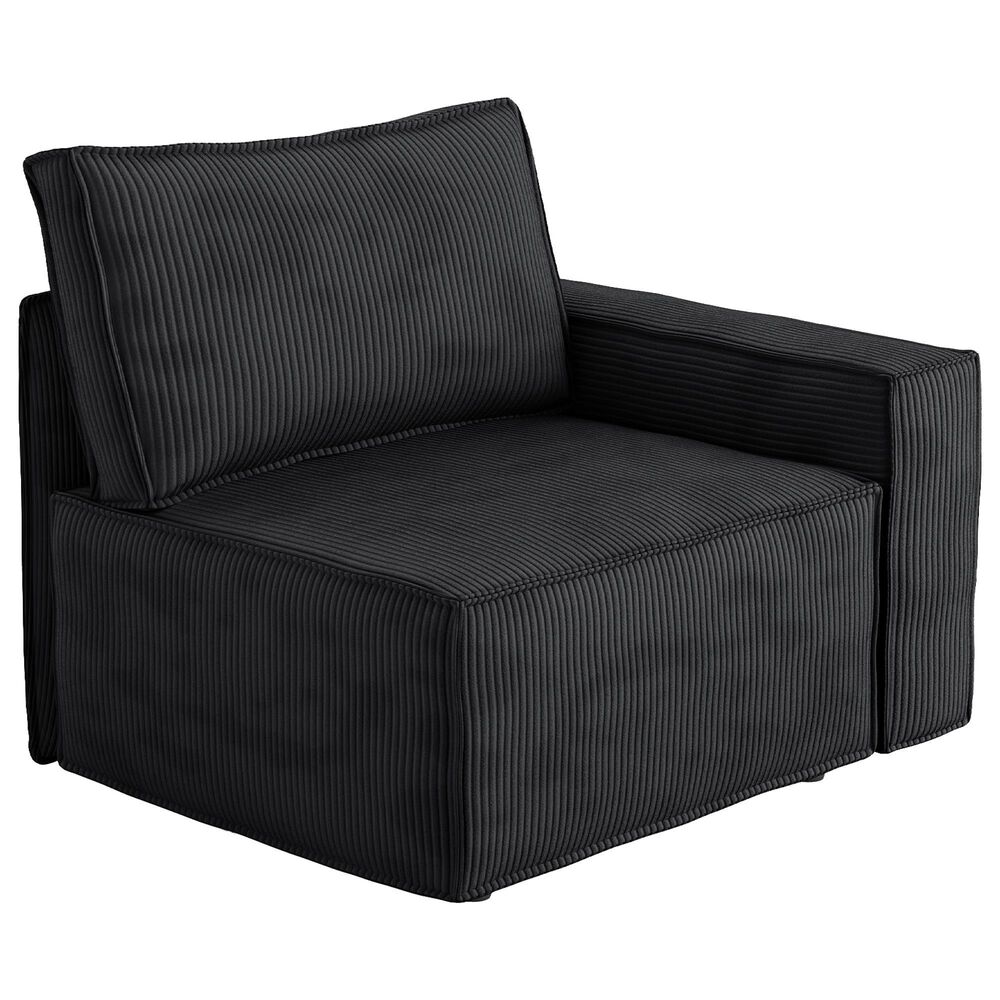 HOMLUX Right Armrest Module in Black, , large