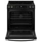 GE Appliances 30" Slide-In Electric Convection Range with No Preheat Air Fry in Fingerprint Resistant Black Slate, , large