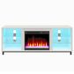 DHP Lumina 65" TV Stand with Electric Fireplace in Plaster, , large