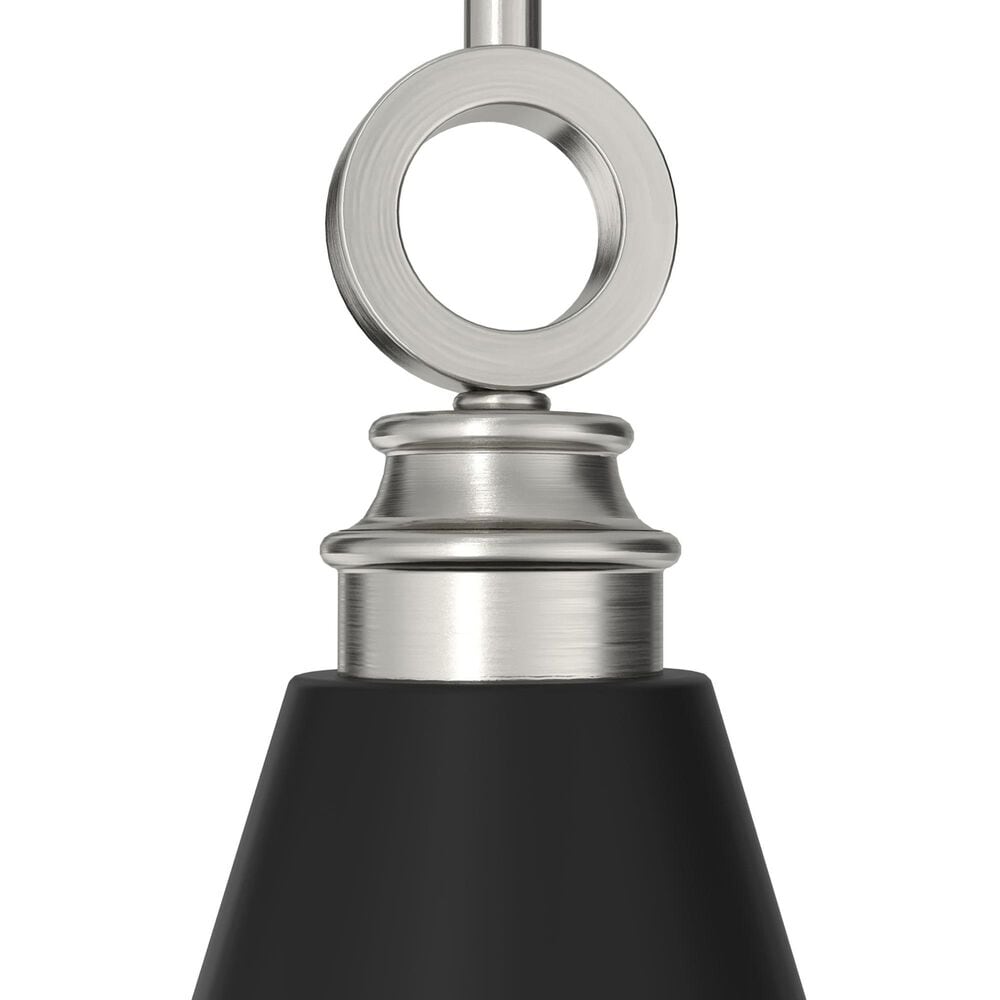 Hunter Klein 6&quot; 1-Light Pendant in Brushed Nickel, , large