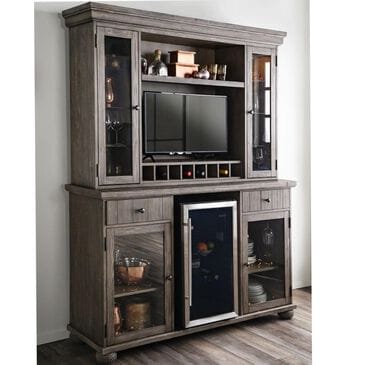Radius PGA Back Bar and Hutch in Rustic Washed Gray, , large