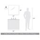 Golden Lighting Orwell 1-Light Wall Sconce in Chrome, , large
