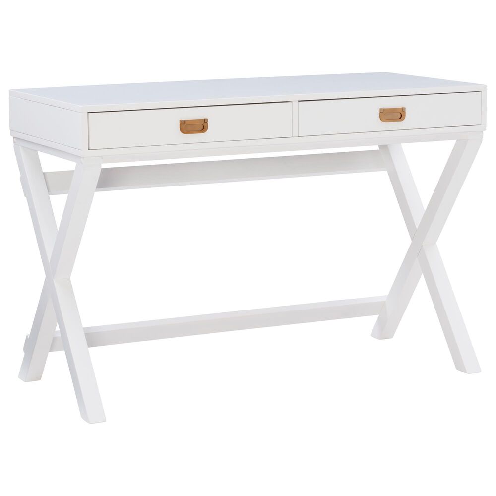 Linon Home Decor Peggy Writing Desk in White, , large