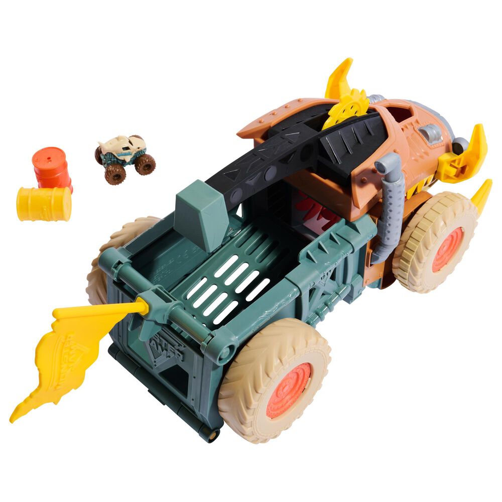 Monster Jam Mini Jam Megalodon Mad Hog Chomper Truck Play Set, , large