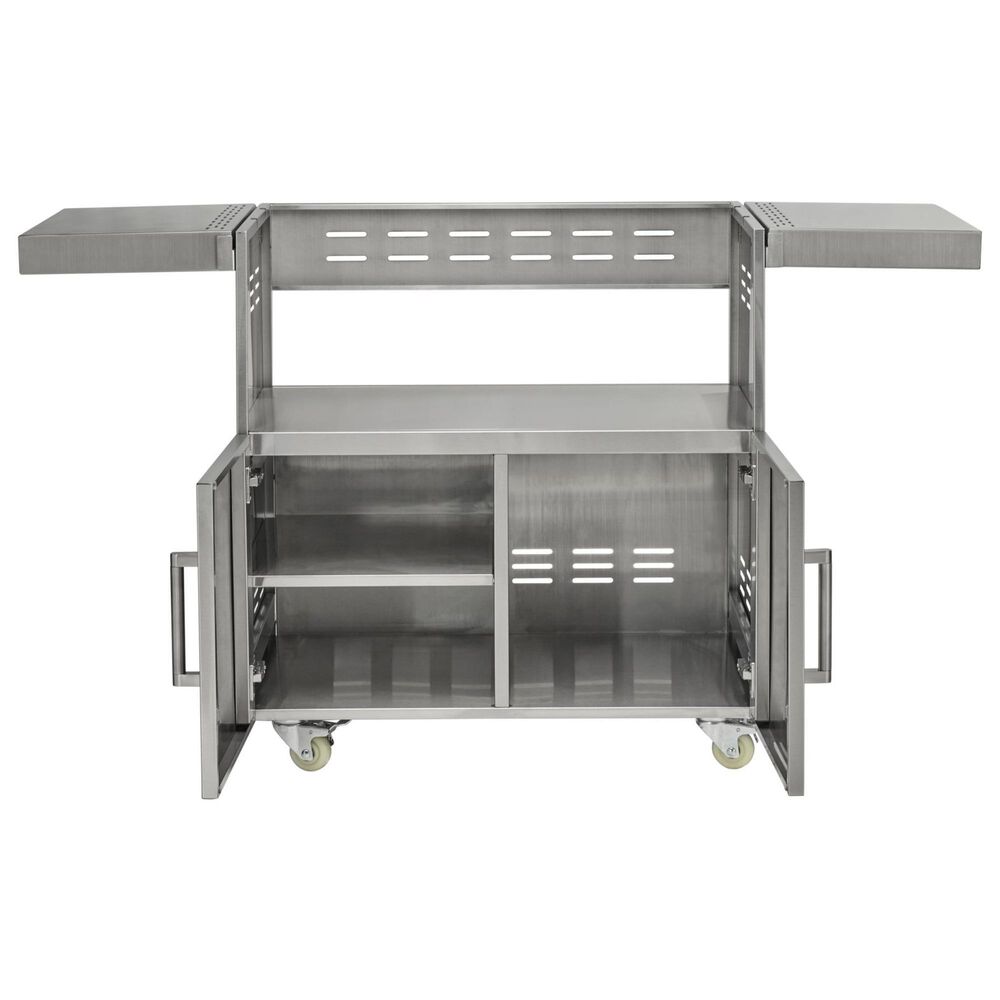 Coyote Outdoor 36&quot; Charcoal Grill Cart in Stainless Steel, , large