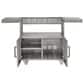 Coyote Outdoor 36" Charcoal Grill Cart in Stainless Steel, , large