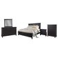 Riva Ridge Oxford 5 Piece Queen Storage Panel Bedroom Set in Black, , large