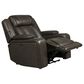 Interlochen Leather Power Recliner in Boston Charcoal, , large