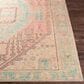 Surya Unique UNQ-2305 7"6" x 9"6" Pink, Lime, Charcoal and Green Area Rug, , large