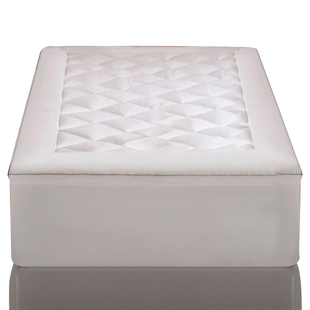Allied Home Tranquil Horizon Queen Mattress Pad in White, , large