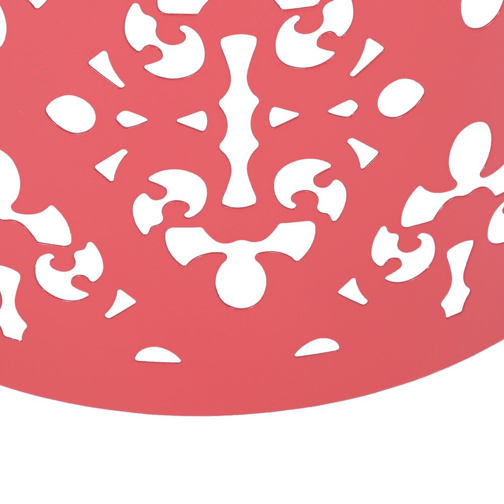 Hearth and Haven Outdoor End Table with Floral Pattern in Coral (Set of 2), , large