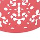 Hearth and Haven Outdoor End Table with Floral Pattern in Coral (Set of 2), , large