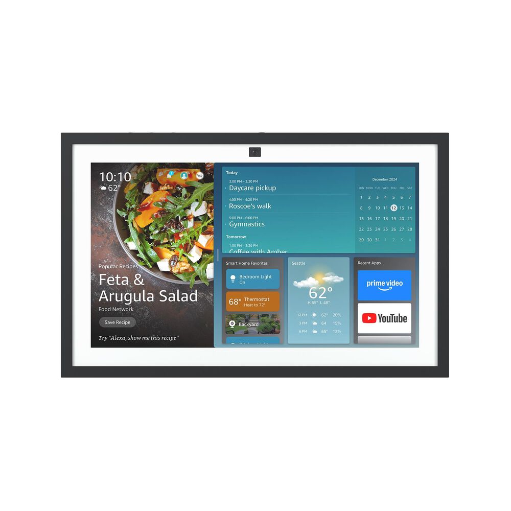 Amazon Echo Show 15 | A stunning HD 15.6&quot; smart kitchen TV for home organization with Alexa, , large