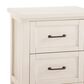 Eastern Shore Westfield Full Panel Platform Panel Bed and Nightstand in Brushed White, , large