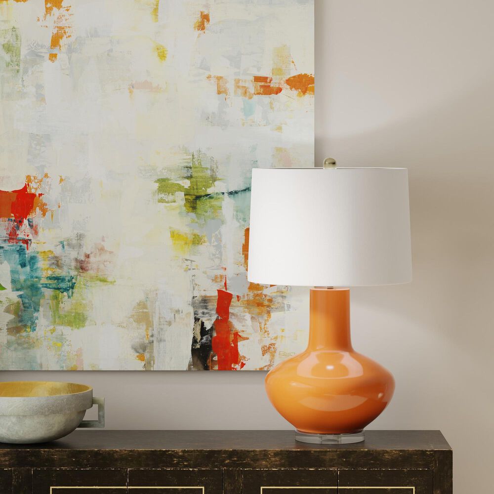 Flair Industries Aniston Table Lamp in Orange, , large