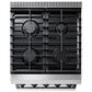 Thor Kitchen 24" Freestanding Professional Gas Range with Storage Drawer in Stainless Steel, , large