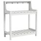 HOMLUX Outdoor Storage Potting Bench in White, , large