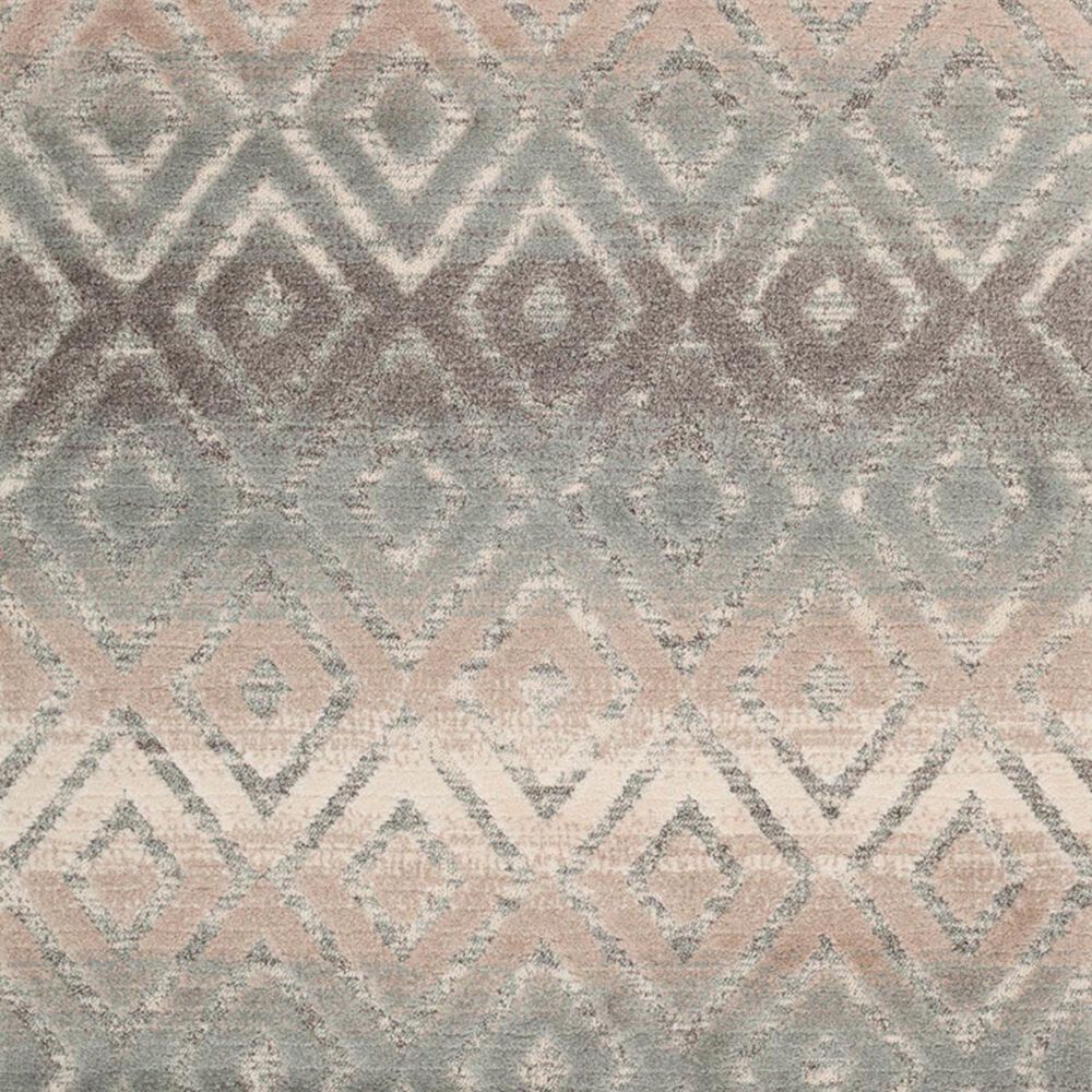 Central Oriental House Halton 7&#39;10&quot; x 9&#39;10&quot; White and Light Grey Area Rug, , large
